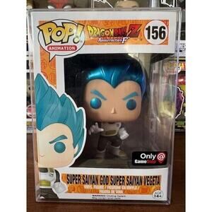 Funko Pop! Metallic Super Saiyan God Super Saiyan Vegeta GameStop Exclusive